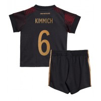 Dječji Nogometni Dres Njemačka Joshua Kimmich #6 Gostujuci SP 2022 Kratak Rukav (+ Kratke hlače)
